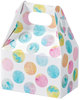 Watercolor Dots 
 Mini Gable Box