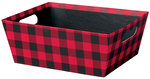 Buffalo Plaid 
 Market Tray - Large