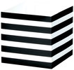Black and White Stripes 
 Party Favor Box