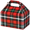 Christmas Plaid 
 Party Favor Gable Box