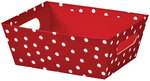 Red and White Dots 
 Market Tray - Small