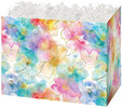 Watercolor Flowers 
 Basket Box - Small